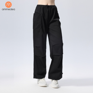 Quần Jogger Thể Thao Nữ AMI MEDEA - Quần Ống Suông Túi Hộp Phù Hợp Gym Yoga Chạy Bộ Leo Núi 8833