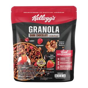 Kelloggs Dark Chocolate Granola Cereal 350G