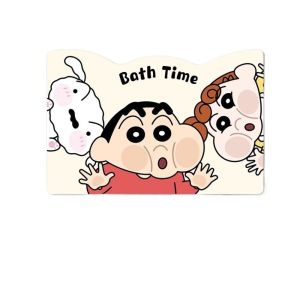 CEMOMEF Anti-slip Bath Floormat Anti-skid Crayon Shin-chan Door Mat Rug Quick-Drying Carpet Home Decor