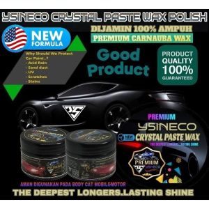 1 SET RUBBING COMPOUND YSINECO DAN CRYSTAL WAX PREMIUM FREE 1 SPONGE