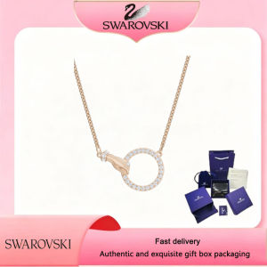【Official Store】Swarovski (New) Rose gold White Diamond Symbolic Necklace