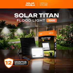 SOLAR MANILA Solar Titan Flood Light  3500LM  TRICOLOR  Remote  IP66  LIFEPO4  Outdoor Light[Fast Shipping]