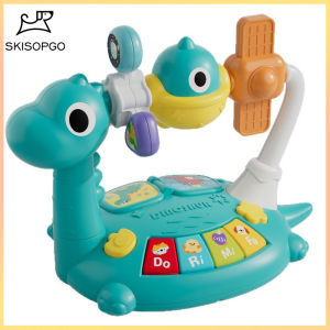 SKISOPGO Kids Baby Musical Toys Electric Musical Piano Toys with Light Early Learning Educational Toys Mainan Bayi