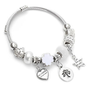 Gelang Titanium Baja / Gelang Aesthetic / Gelang Tangan Wanita