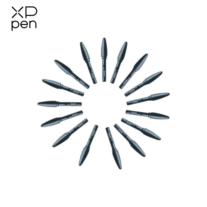 Vostoktech 20-Pack Passive Pen Nibs Replacement For XP-Pen Artist & Deco Pro Tablets (Black)