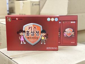 Hồng sâm baby Sanga hộp 30 gói - giúp bé ăn ngon triển chiều cao và trí não cho bé