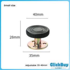 ตัวยึดเฟอร์นิเจอร์ สแตนเลส ที่ยึดหัวเตียง กันชนเตียง ลดการสั่นสะเทือน ลดเสียงกระแทกHeadboard Stopper