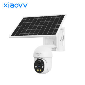 XiaoVV P6 PLUS 4G Solar Cctv Wireless IP Camera 1080P Outdoor IP65 Waterproof 24-hour Continued Operation Ultra-low Power Consumption Full Color Night Vision