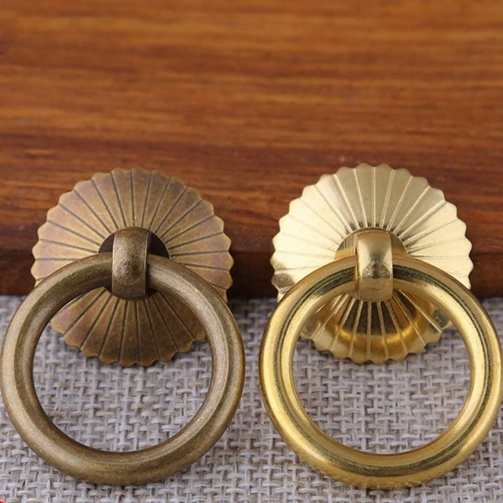 APRICOT Handle Pull Rings Ring Pulls Door Knocker Circular Bronze ...