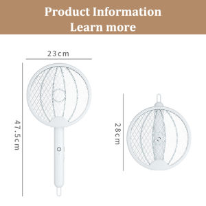 KETHE Electric Mosquito Killer Racket Rotatable Pamatay Lamok Electric Rechargeable Handle Lamok Killer