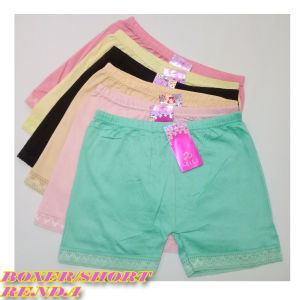 ( Best Quality ) 12 Pcs Celana Short Renda Anak Perempuan Remaja SMP - Boxer Renda Anak Perempuan Tanggung