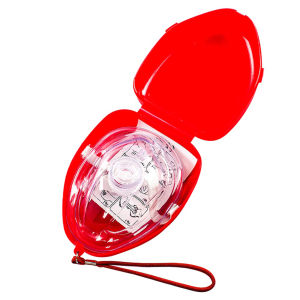 CPR Breathing Mask One-way Valve Resuscitator  for First Aid Reusable Resuscitation Face Shield