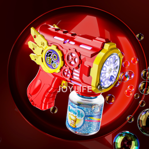 ปืนเป่าฟอง มีไฟ ทำฟองได้เยอะ ปืนยิงบับเบิ้ล อัตโนมัติ