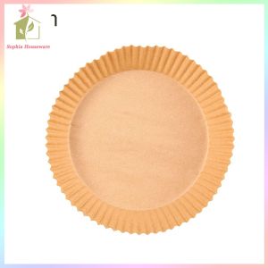Kertas Alas Air Fryer Baking Paper Tebal 50pcs Anti Lengket Tahan Minyak 16cm