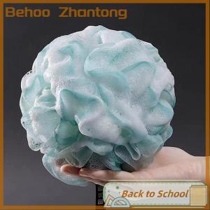 Behoo 1 cái lớn tắm bóng phong phú bong bóng khăn tắm Scrubber cơ thể làm sạch lưới tắm rửa miếng bọt biển phụ kiện phòng tắm