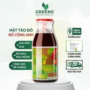 Mật Táo Đỏ Bồ Công Anh Tâm An - Giải Độc Gan Bổ Máu Tăng Sức Đề Kháng - Greens Beauty