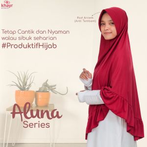 Khayr Moswear Hijab Adiba Bergo Instant Syari - Hemat Harga Grosir