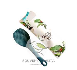 BISA ( COD ) isi 25pcs Souvenir Pernikahan SATU SET ( SENDOK + GARPU + SUMPIT ) LOKAL KEMAS BOX MOTIF WARNA