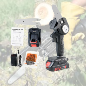 COD Gergaji kayu super tajam / gergaji listrik pemotong kayu mini serbaguna multifungsi portable tanpa kabel paket lengkap / gergaji mini elektrik bonsai super kuat tajam 21V 4 Inch 550W