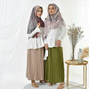 Rok Plisket Anak Premium (7-11 Tahun) / Rok Plisket Premium Ori / Rok Plisket Anak Tebal / Rok Anak