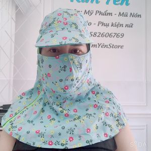 Mũ Nón Chống Nắng vành nhỏ gọn đội được trong nón bảo hiểm - SHOP XINH 9