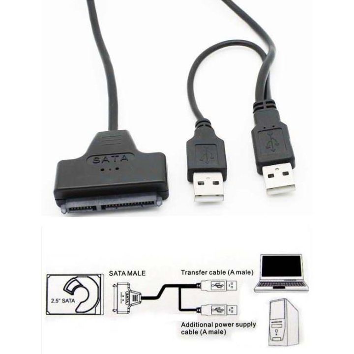 Kabel Converter SATA to USB HDD SSD Inch Adapter Akses