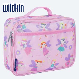 Wildkin Olive Kids Girls Fairy Princess Insulated Lunch Box Bag