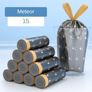 Aqrau 【50%OFF💥】100pcs ถุงขยะถุงหูหิ้วถุงใส่ขยะถุงขยะใหญ่ถุงพลาสติกฤุงขยะหอมห้องคវហោកื่มีอยู่ [32*52cm]