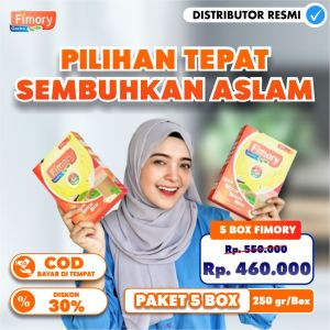 Paket 5 Box Fimory Gastro Paling Ampuh Atasi Asam Lambung Gerd Dan Maag 100% Original Mengandung Extrak Ikan Sidat Dan Daun Kelor