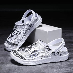 AOYELL 2022 NEW Sandals for Men and Women Beach Slippers for Men Casual SpongeBob Men Slippers Rubber Slippers for Men Big Size 38-49