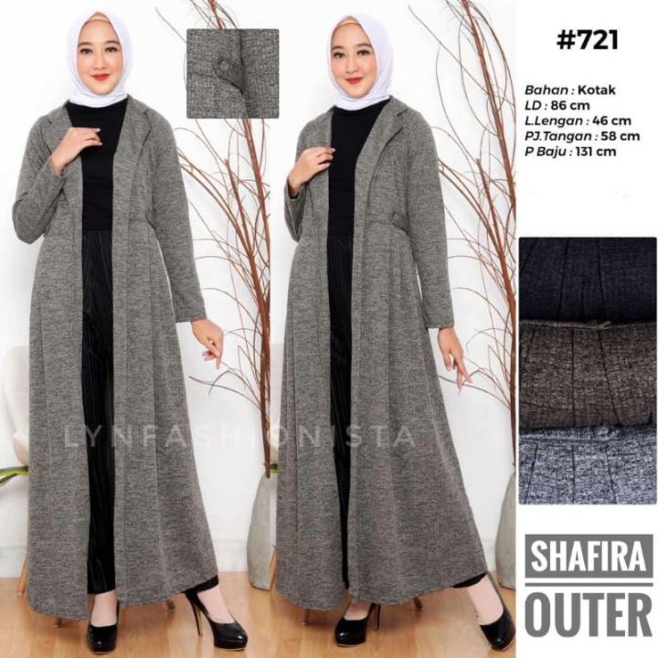 Pakaian Muslim Long Kardi Rajut Wanita Cardigan Muslimah Premium Shafira Outer Muslimah Terbaru Bisa COD C4S9 Lazada Indonesia