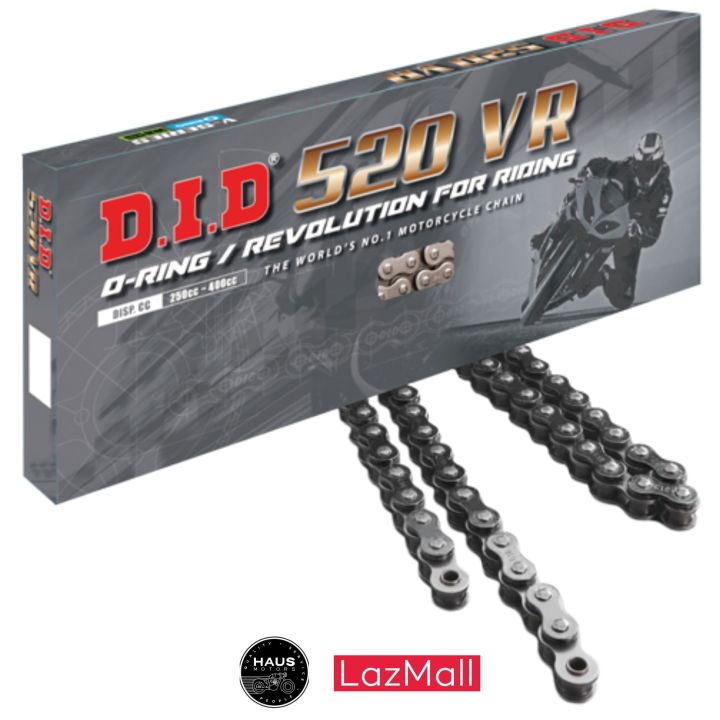DID O-RING SEALED CHAIN 520 VR X 120 (STEEL) | Lazada PH