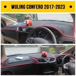 BELI 1 DAPAT 4 | Cover Dashboard Mobil WULING CONFERO 2017-2023 Pelindung Dasbor - Alas Taplak Dasbord aksesoris interior Hiasan dalam mobil - karpet pelindung panas dasbord dari sinar matahari bahan Premium