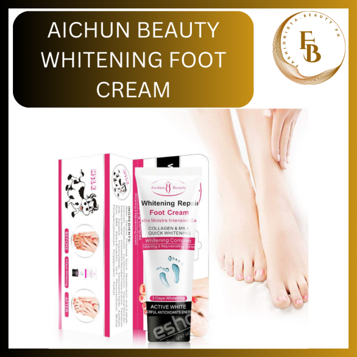 Aichun Beauty Whitening Repair Foot Cream Collagen & Milk Quick