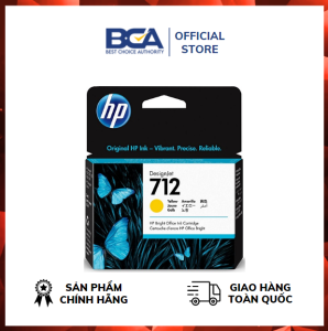 Mực In HP DesignJet 712 Yellow Ink Cartridge 29ml (3ED69A) - Hàng chính hãng
