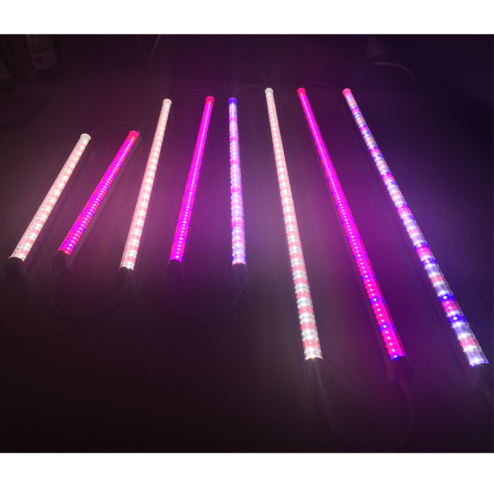 T8 LED Grow Light - 2ft 3ft 4ft Full Spectrum Lamp - Hydroponic Plant ...