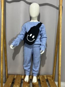 JDKC Shin Set: Premium Korean Style Longsleeves and Jogger Pants - Soft Breathable Cotton Waffle Fabric Stretchable Pullover Sweatshirt for Kids Boys and Girls Aged 1-10 Years Old Comfortable High-Quality Versatile Outfit for Everyday Wear & Special Event