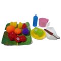 COD MAINAN BUAH BUAHAN POTONG LENKAP DENGAN PIRING GELAS DAUN TATAKAN TALENAN / MINAN BUAH BUAHAN SET / MAINAN BUAH TALENAN /MAINAN BUAH POTONG / MAINAN ANAK PEREMPUAN. 