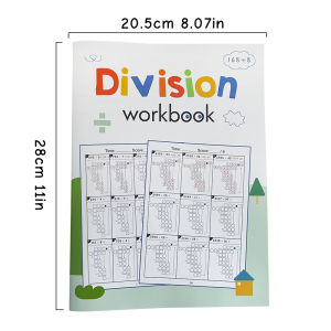 32 Pages Math Workbook for Practicing Long Division: Grades 3-5 Math Skill Development Activity Worksheets For Homeschooling Classroom Use Arithmetic Exercise Book Mathematic Learning Materials Reinforcing Calculation Techniques