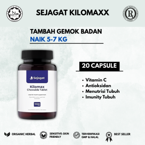 KILOMAX PLUS WEIGHT GAIN TAMBAH BERAT BADAN supplement ubat gemuk badan vitamin gemuk tambah selera makan