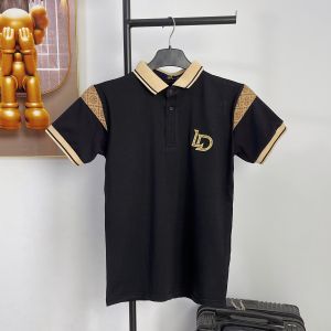 Áo thun nam cổ trụ trơn có LOGO bo viền tay cổ hàng cao cấp mẫu mới nhất