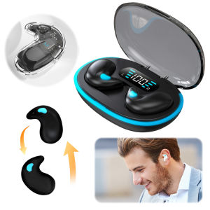 【New Arrival】 Bluetooth-Compatible 5.3 Wireless Earbuds with Charging Case Invisible Sleep Earphones Noise Cancelling for Better Sleep