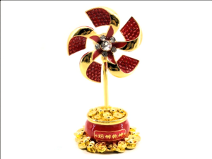 Feng Shui 2025 Lucky Fan and Wealth Pot Ornaments