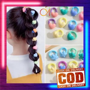 AI-C770 Set Aksesoris Rambut Anak Karakter Lucu Import / Ikat Rambut Mini Anak Perempuan 10IN1 Motif Love Korean Fashion