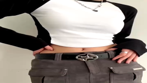 Thắt lưng y2k nam nữ phong cách retro bản to 3.8cm (Hỗ trợ bấm lỗ dây nịt) TL157 - Thắt Lưng Giá Tốt