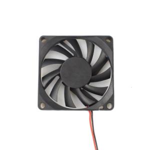 Multiple Voltages 8010 Low Profile PC Case Fan Noise Reduction Design 5V 12V Upgraded Fast Speed Operation Space Saving