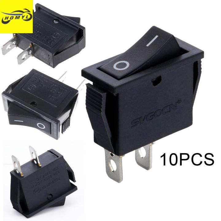 Homyl 10x Boats Rocker Switch 2Pin on/Off Switch Replace Compact ...