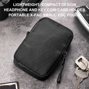 BG084 Lightweight Compact Headphone and Key Coin Card Holder Portable X-pac Small EDC Pouch