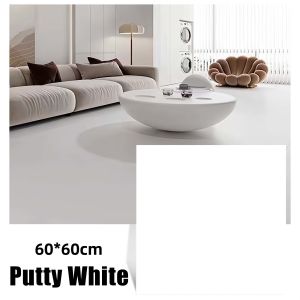 【Send Gifts】60*60CM Matte skin feel Marble vinyl tile flooring self adhesive Waterproof PVC vinyl tile floor sticker of Living room/kitchen/bedroom Suitable for floor and wall decoration Floor Stickers Self Adhesive waterproof Wear-resistant