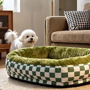 All-Season Washable Dog Bed for Small to Medium Dogs  Warm Winter Sleeping Mat